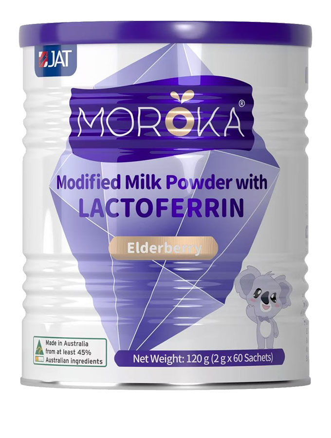 Moroka Modified Milk Powder with Lactoferrin Elderberry