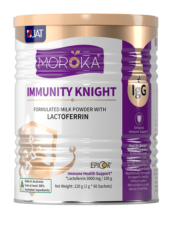 Moroka Formulated Milk Powder with Lactoferrin Immunity Knight