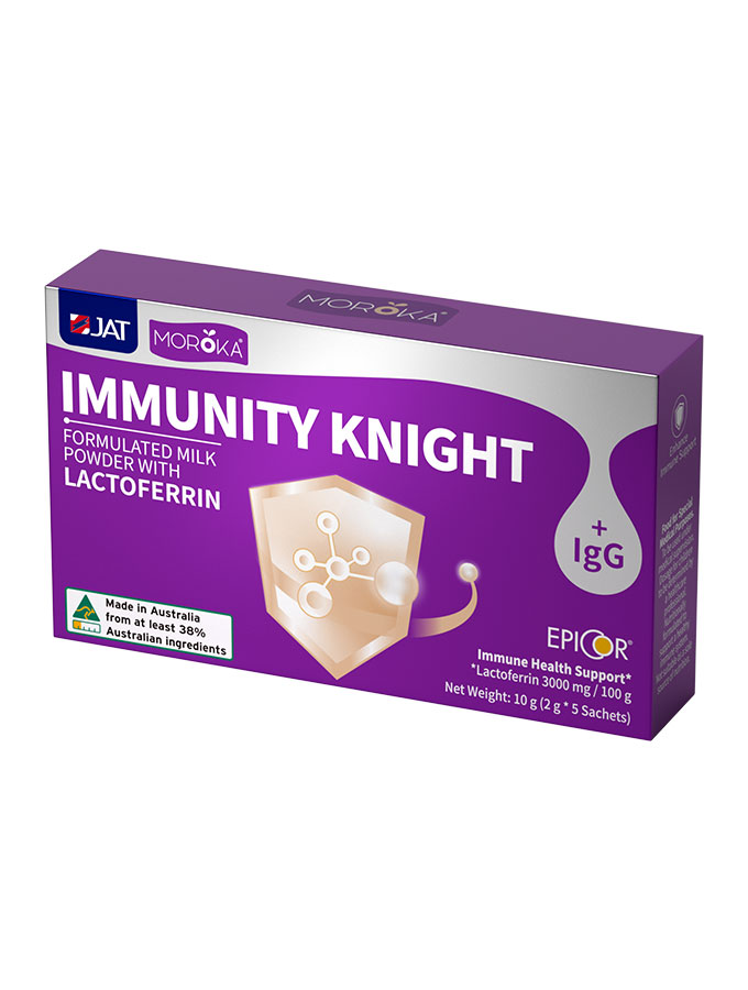 Moroka Formulated Milk Powder with Lactoferrin Immunity Knight (10g)
